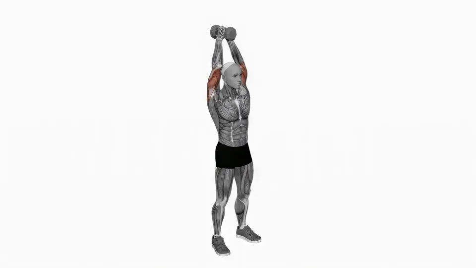 Dumbbell Overhead Triceps Extension