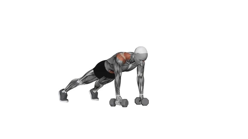 Dumbbell Plank I-Y-T-W Raise