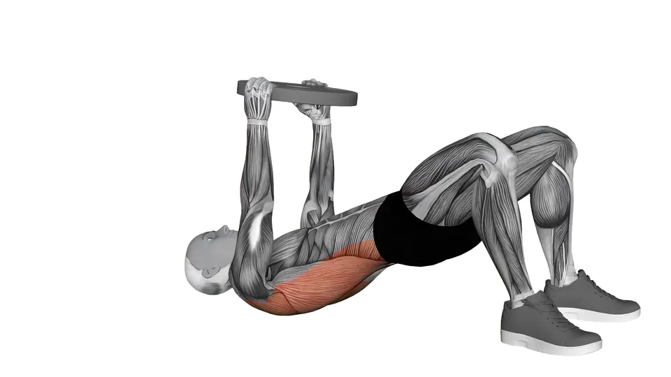 Plate Glute Bridge Pullover