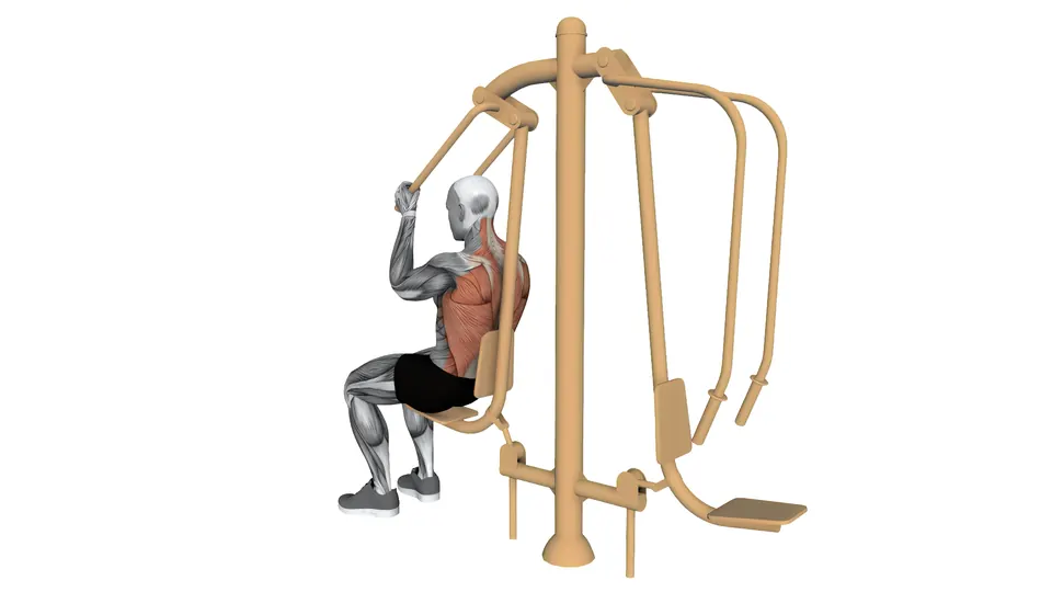 Outdoor Gym Lat Pulldown