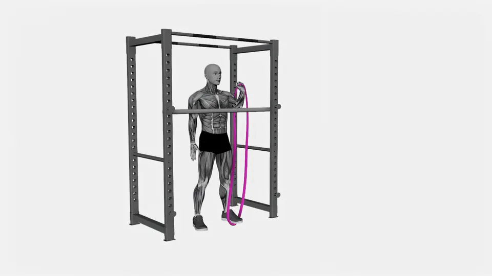 Resistance Band Front Rack Stretch