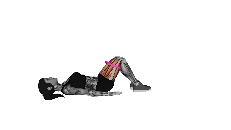 Resistance Band Glute Bridge