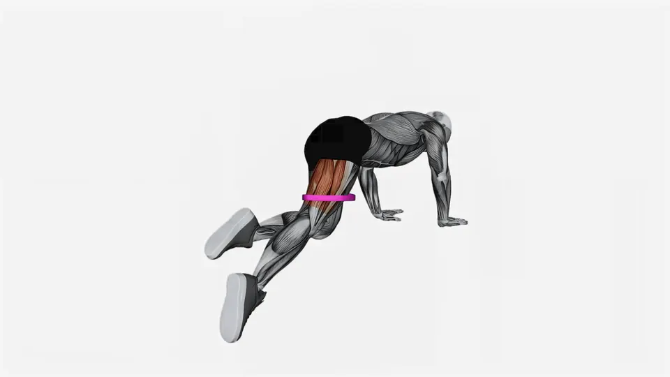 Kneeling Mini Band Leg Half Circle