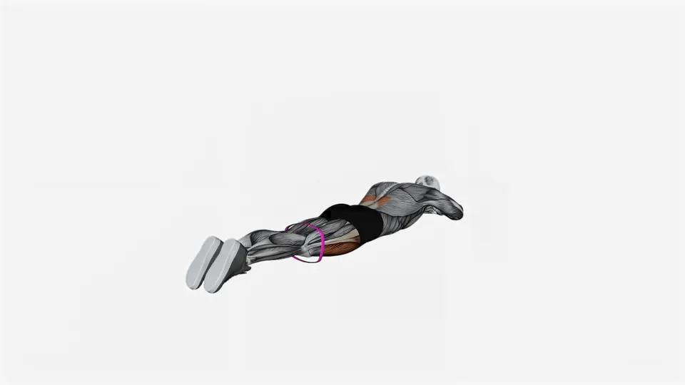 Prone Mini Band Hip Abduction