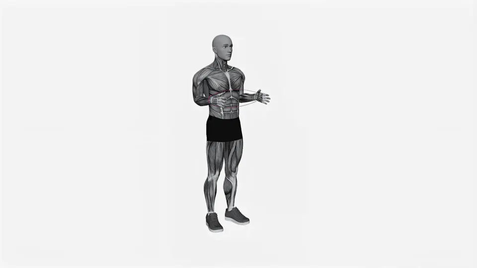 Standing Mini Band External Rotation