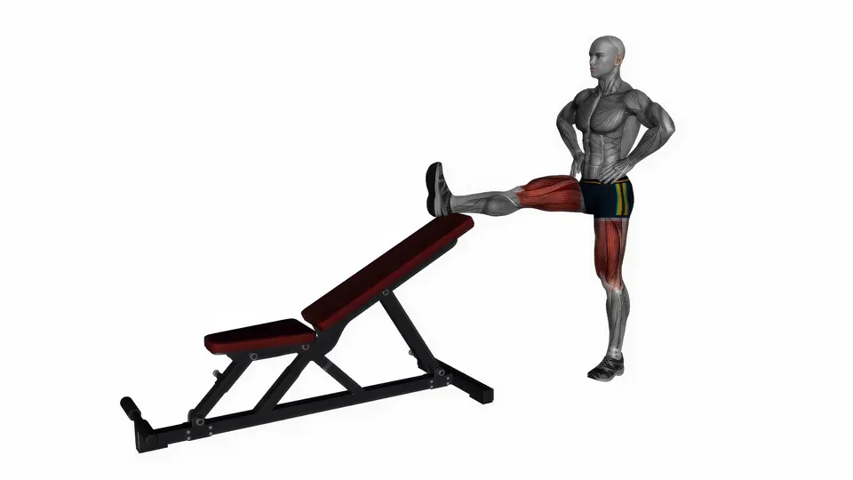Bench Adductor Stretch