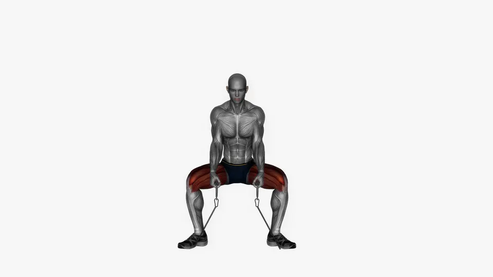 Resistance Band Sumo Squat